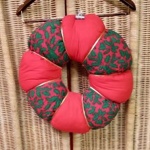 !💕Wreath Handmade Pillow Cloth Christmas Accent Decor